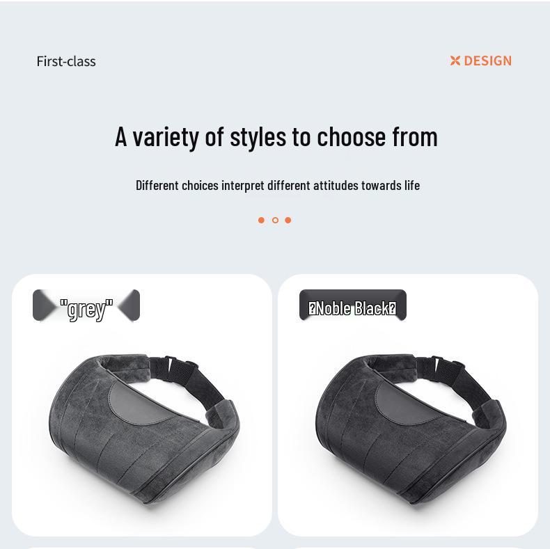 Car Seat Neck and Lumbar Support Pillow – Universal Flannel Cushion for All Seasons