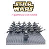 21pcs Bagged Star Wars Clone Trooper Building Blocks Abs Plastic Small Granules Creative Style