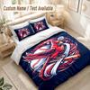 St Louis Baseball Bedding Set, 1 Duvet Cover & 2 Pillowcases Soft Comfortable Bedroom Home Textile Decor