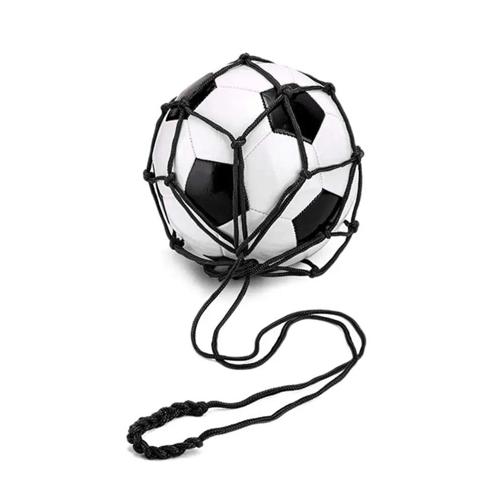 Mesh Bag Soccer Ball Net Kicker Trainer Football Self Trainer Kick Net Pocket  Bounce The Ball