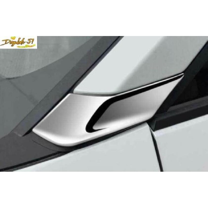 Chrome Exterior Window A-Pillar Cover Trim 2x For Toyota Corolla Cross -