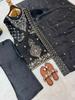 Indian Bollywood Salwar Kameez Palazzo Dupatta Set Women Designer Ethnic Fancy Silk Salwar Suit