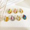 Inlaid Rhinestones Photo Locket Pendant Necklace Openable Gold Clavicle Chain  Birthday Gift