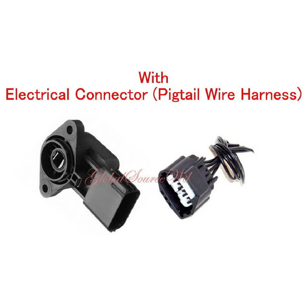 4 Blades Throttle Position Sensor With Connector (TPS) Fits:Ford Lincoln Mercury