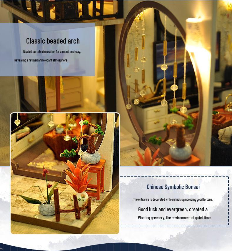 Tianyu DIY Kreativní model chalupy Hračka pro chlapce
