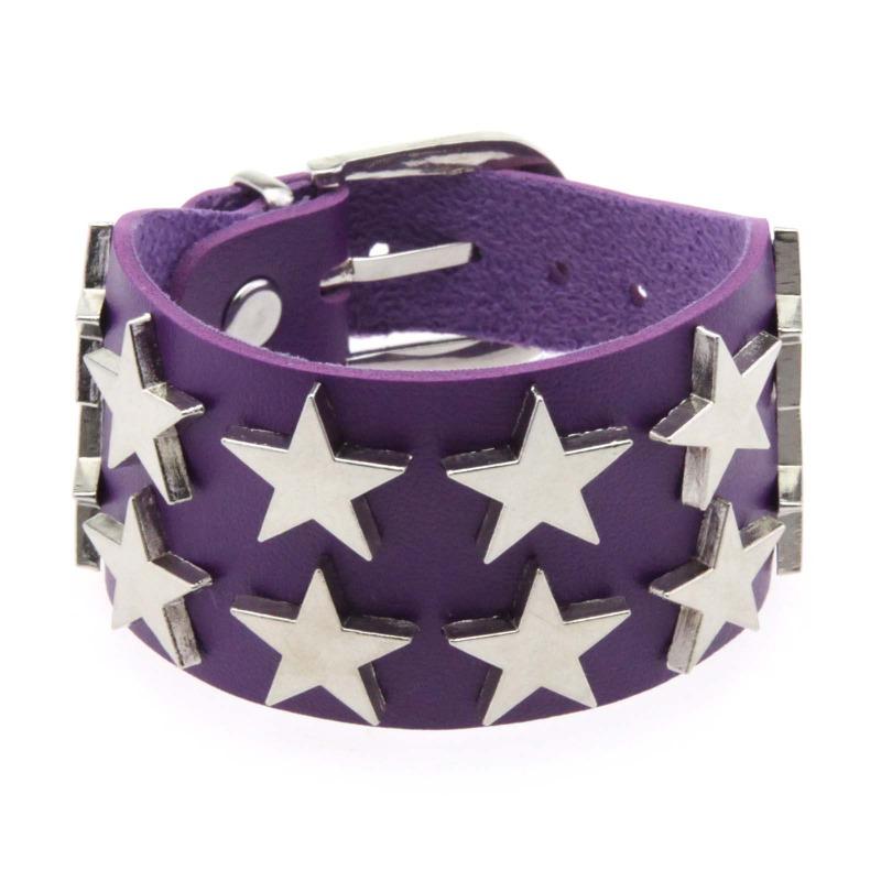 Creative Personality Punk Double Row Pentagram Bracelet Bracelet Simple Popular Versatile Couple Hand Ornament Chain
