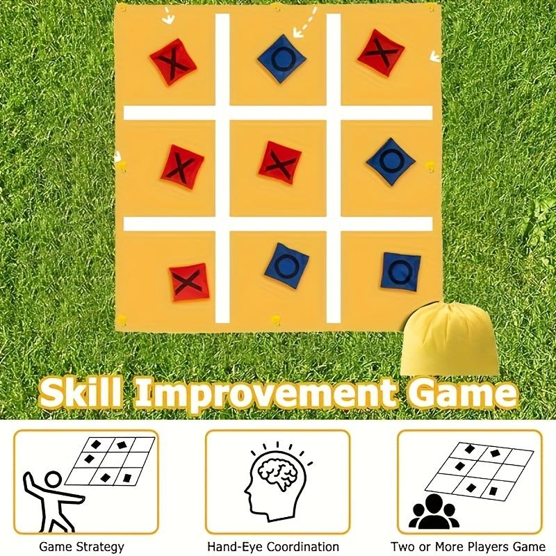 Bean Bag Toss Game Set for Outdoor Easy To Carry Outdoor Funny Game for Carnivals Games Teamwork Game Team Building Game