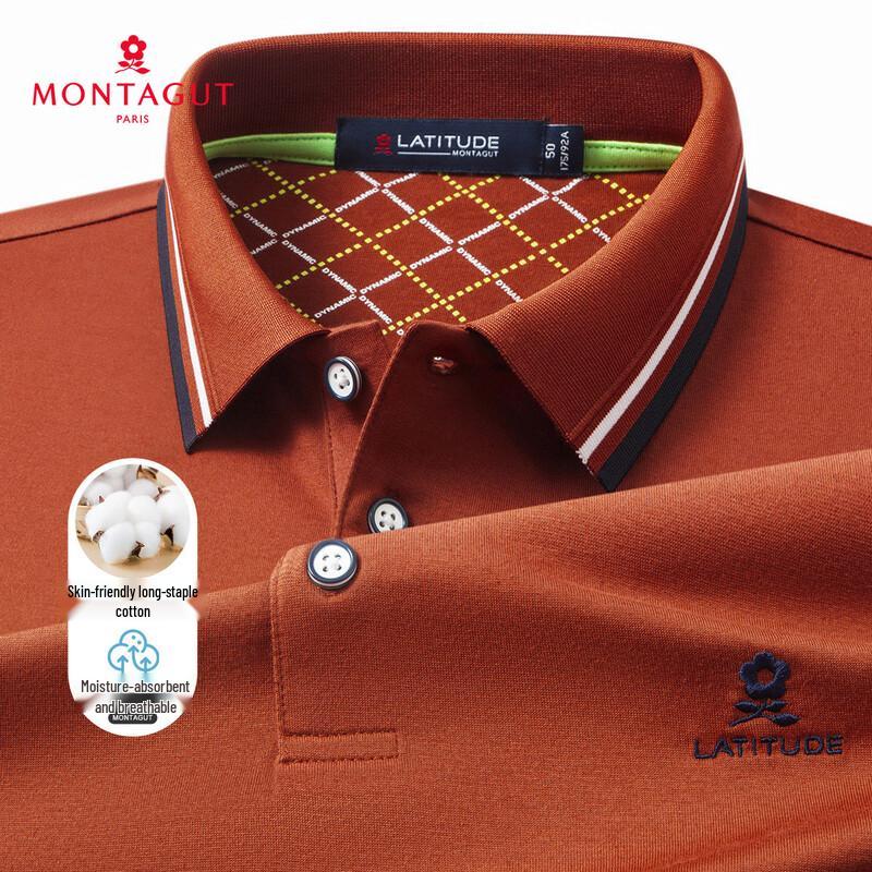 MONTAGUT Men s Embroidered Polo Shirt 52