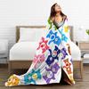 Pile Collage Of Care Bears And Cousins Blanket Flannel  Soft Throw Blankets for Outdoor Travel Bedspread