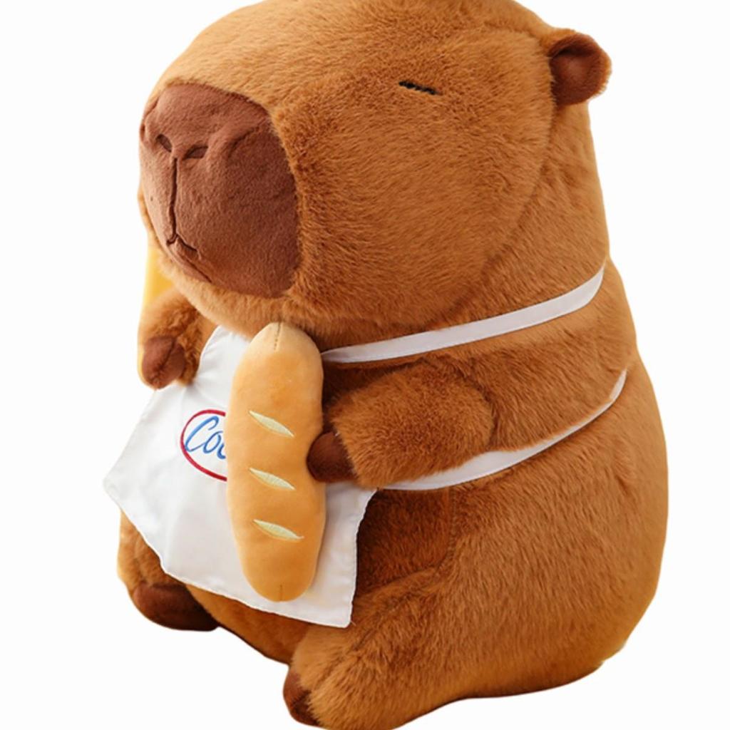 Capybara Chef Doll: Plush Toy & Pillow Gift for Kids