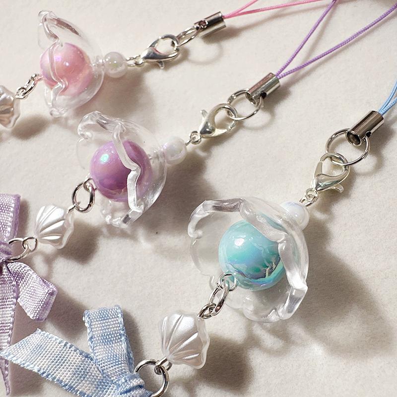 Niedlicher Windspiel-Anhänger Schlüsselanhänger Handy-Lanyard Kawaii Taschen-Schlüsselanhänger Dekorative Accessoires Heimdekorationen