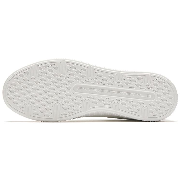 Anta Versatile Casual Non-Slip Low-Top Skate Shoes Women sneaker White 122438019R-1
