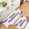 1PC Happy Halloween Kitchen Rug Non-Slip Door Mat Pop design Bathroom Rug Bath Mat Carpet for Home Sink Laundry Decoreeree