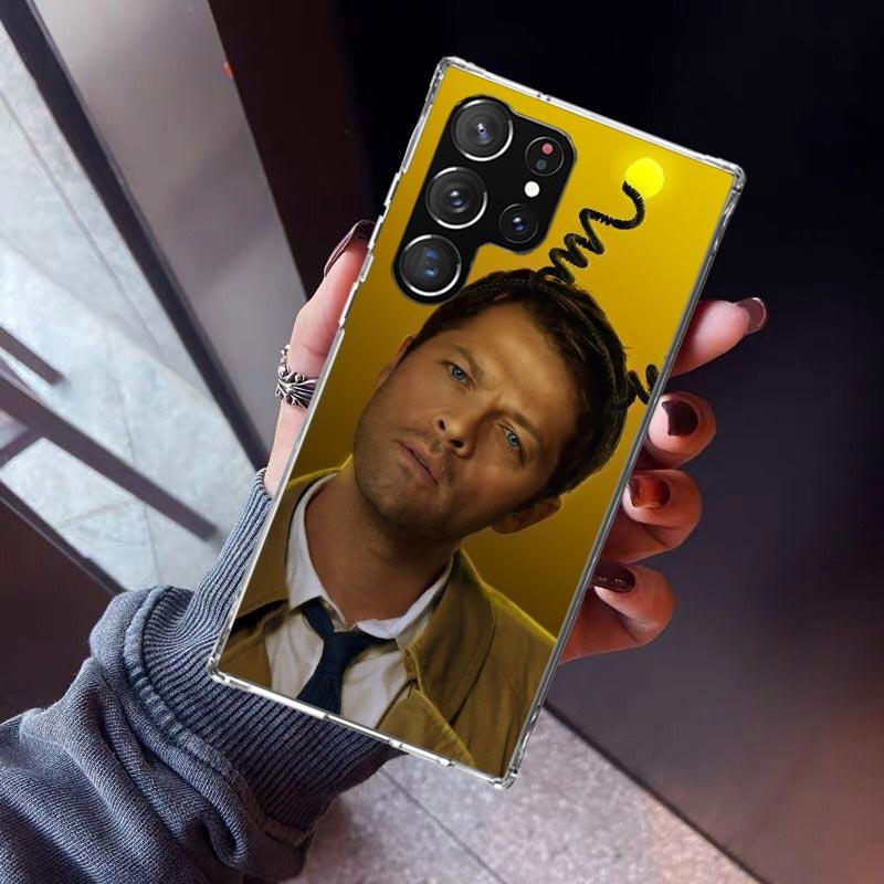 

Angel Castiel Supernatural Phone Case For Samsung Galaxy S26 S25 Edge S24 S23 Ultra S22 Plus S21 S20 FE Soft TPU Back Cover Fund Samsung S23 Ultra
