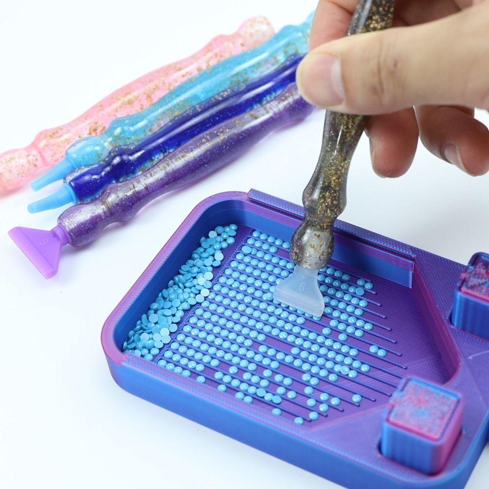 DIY Craft 5D Resin Diamond Painting Pen Multi Placers Point Drill Pens Art Accessories