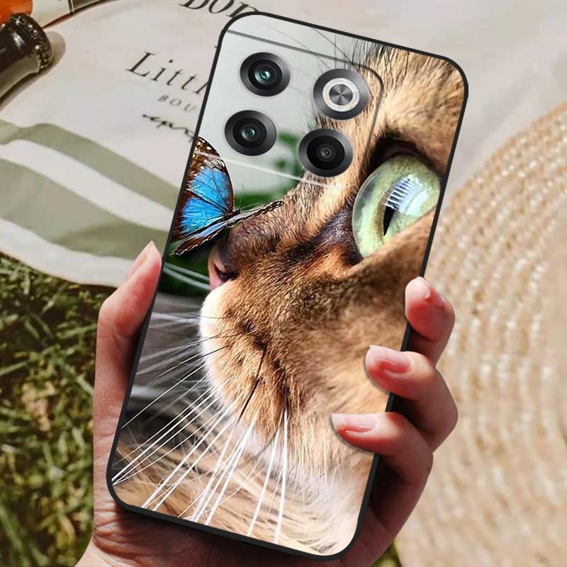 För Fodral OnePlus 10T 5G Fodral OnePlus 10T 5G Coque Silikon Stötfångare Mjuk TPU Stötsäker Baksidesfodral För One Plus 10T 10 T Fundas