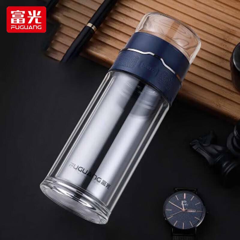 Fuguang Xuanya Double-Layer Glass Tea Infuser Cup