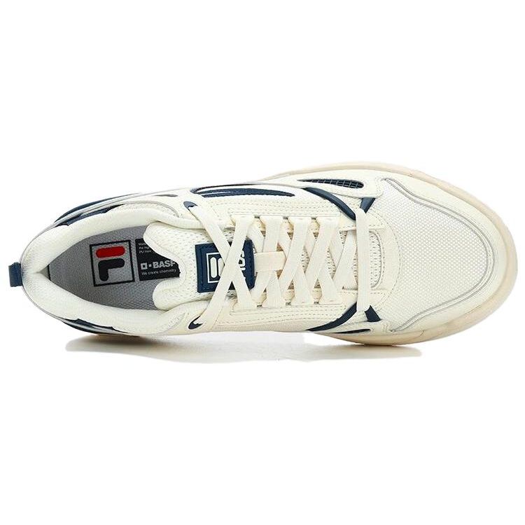 Fila Slam Synthetic Leather Low-Top Sneakers Men Sneakers White Blue F12M321203FAM