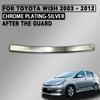Stainless Steel Silver Car After The Guard Trim For Toyota Wish 2003 - 2012 Trunk Guard Cover Trim Car Accessories