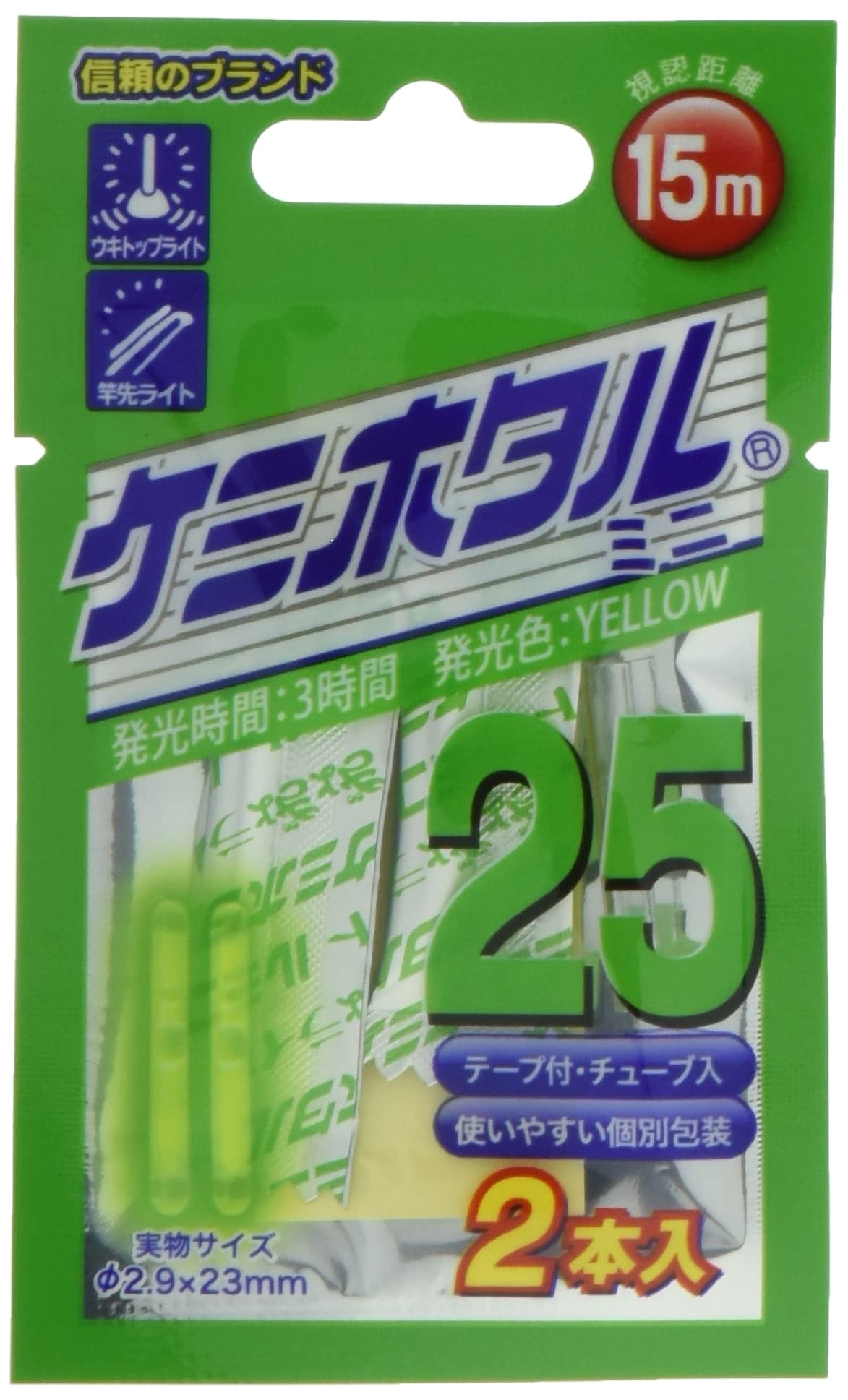 

Lumica Chemihotaru 25 Mini (Япония Хемилюминесценция) Желтый, 2 шт., 3 шт.