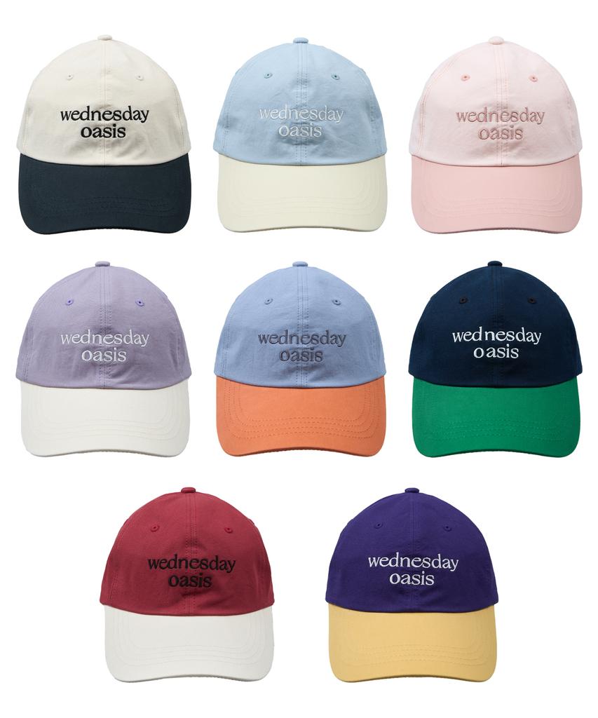 Wednesday Oasis For Woman Signature Pure Two-Tone Ball Cap_8Color(W25-Acc03)