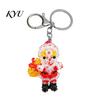Christmas Beaded Keychain Handmade Keychain, Xmas Tree Wreath Gift Box Bell Decorative Key Ring Santa Keyring, Backpack Hanging Decor for Party Favors