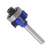R1/R2 Woodworking Milling Cutter 4 Teeth Trimming Cutter Shank Edge Trimmer Router Bit Wood Edging Veining Grooving Tool