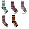 Yanwogseu [Select 3-Color Pack][5 Colors] Work3 Multi-Pattern Jacquard Socks [Select 3-Color Pack][5 Colors]