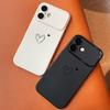 Heart Shaped Line Phone Case Suitable for iPhone 17 16 15 14 13 12 11 Pro/Max/Plus Anti Drop and Shockproof Frosted Soft Case