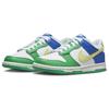 Nike Dunk Low GS Stadium Green Royal Kids Sneakers White Game-Royal Light-Lemon-Twist FN6973-100