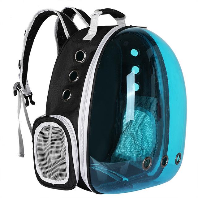 Cat Bag Cat Carrier Bag Outdoor Pet Shoulder Bag Carriers Backpack Breathable Portable Travel Transparent Bag for Small Dogs Cat