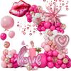 New Balloon Party Valentine'S Day Wedding Balloon Set Decoration Scene Arrangement Background Wall Balloon Chain Batch