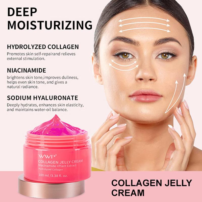 Crème au Rétinol Hydratation Hydratante Crème Gelée Collagène Rajeunissement Facial Hydratant Non Gras