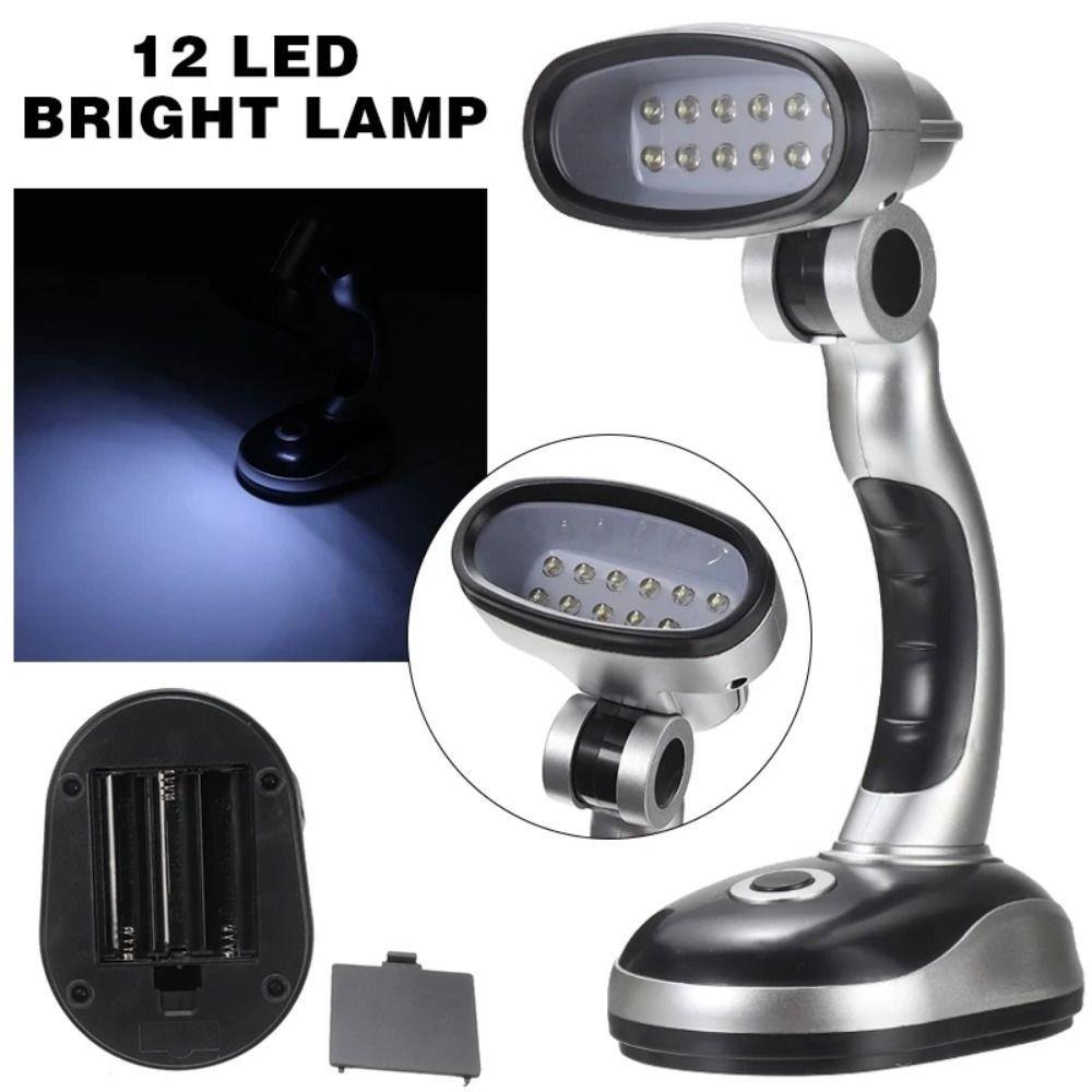 Batteriebetriebene Schreibtischlampe Tragbare Tischlampe Flexible Leselampe Student