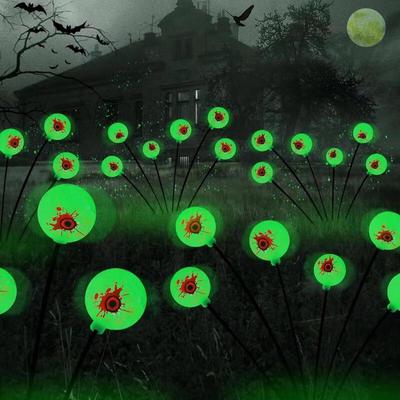 Pailide Halloween Solar Ghost Eye Lights (2-Pack)