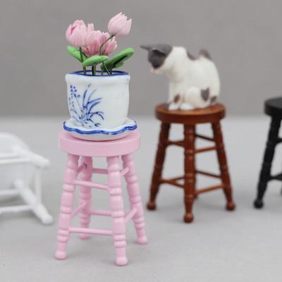 Miniature Dollhouse Furniture: Blind Bag with Assorted Stools (Small, High, Bar)