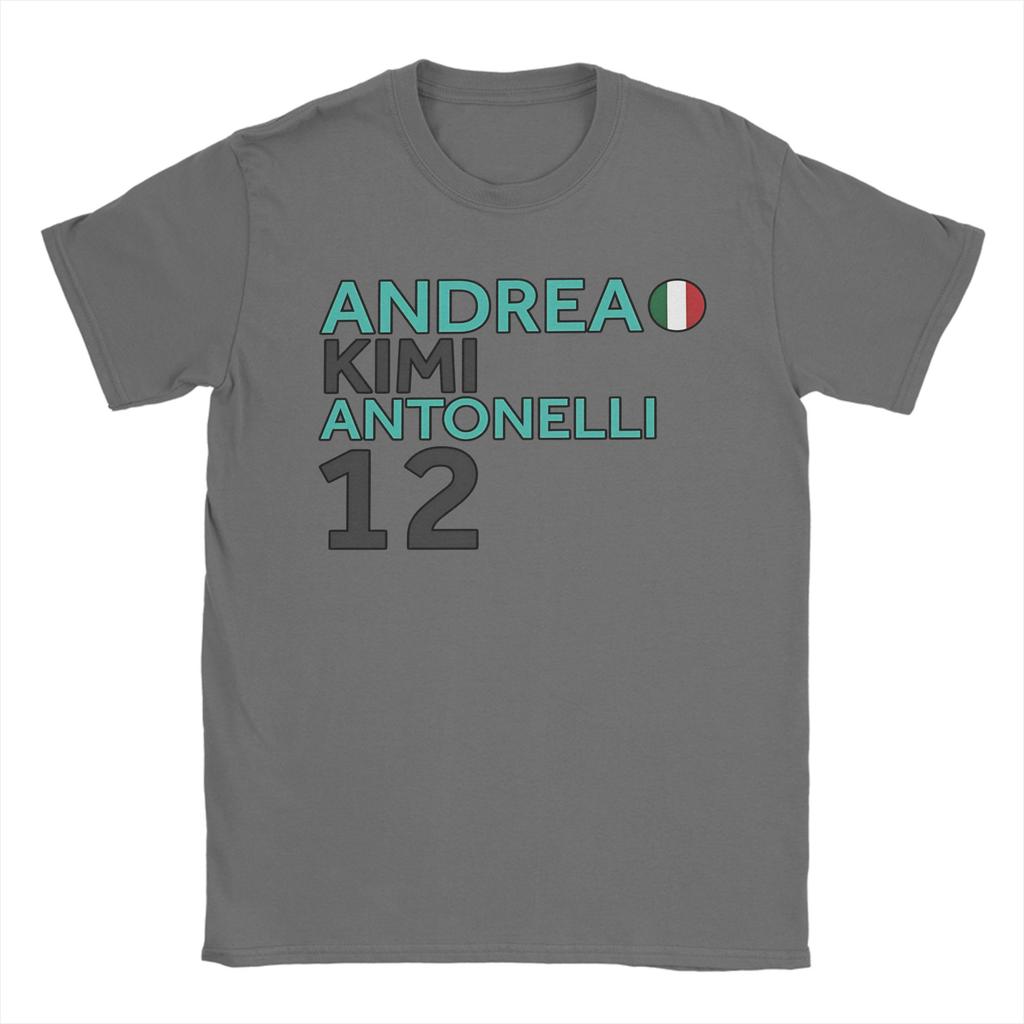 Mens Andrea Kimi Antonelli T Shirt 100 Cotton Clothing Leisure Short Sleeve Crew Neck Tee Shirt Plus Size TShirts