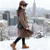 Children's Fashion Wool Coats: Fall/Winter Mid-Length Wool Coats for Girls