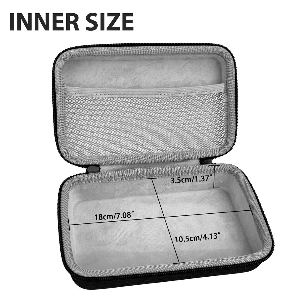 Musiin Sound Card Carrying Case, Compatible with Focusrite Scarlett 2i2 3rd Generation Audio Interface Cover, Velvet Interior (Gray)