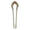 U Shaped Hairpin French Style Hair Stick Shell Hair Pin Metal Hair Pin Fork Sticks Pins for Women Girls Hair Styling Accessories