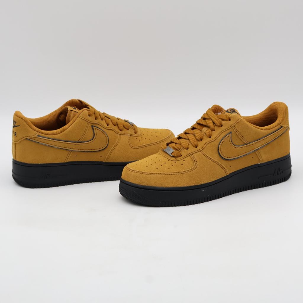 HQ1966-700 Nike Air Force 1 Low Suede Desert Ochre Black (Men's)