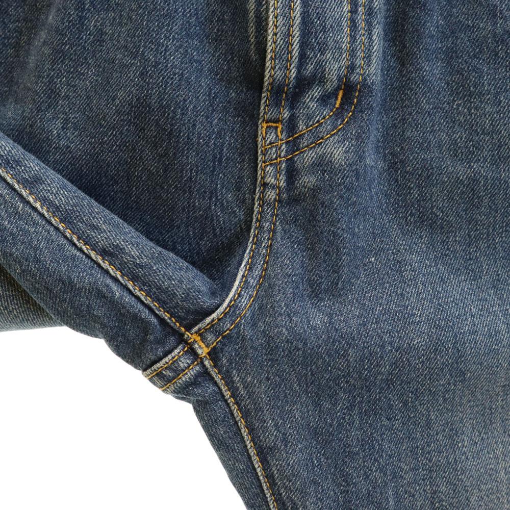 Saint Laurent Fabricat în Italia Pantaloni denim conici W24 Jeans cu nasturi Femei Folosit