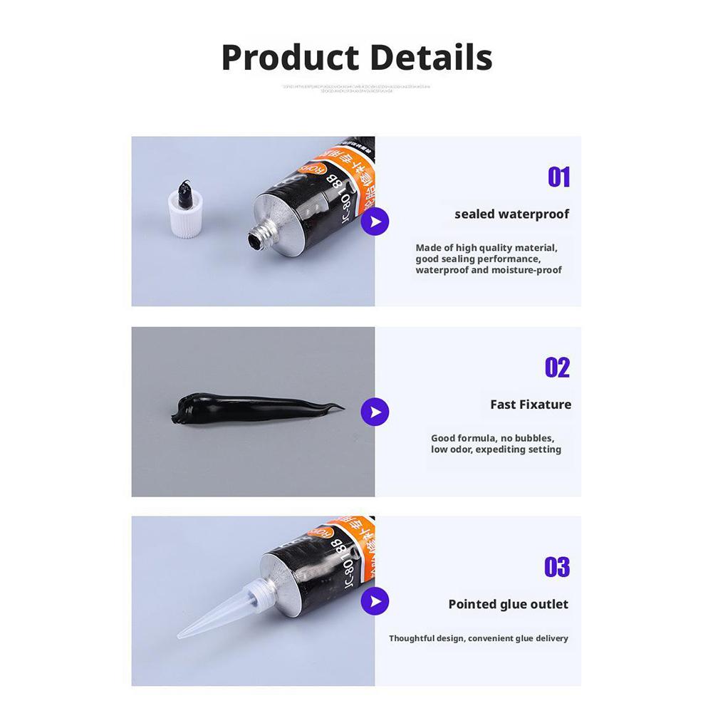 50/100ml Waterproof High Temperature Resistant Tyre Repair Liquid Strong Rubber Glues Adhesive Glue Car Repairs Tools Quick Dry