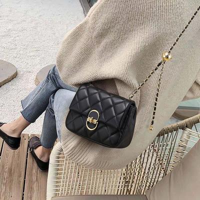 Women's Leather Women's Bag Crossbody Bag Small Bag Light Luxury Niche High-grade Chain Bag