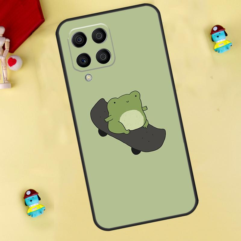 

Frog Skateboard Cute Kawaii Case For Samsung Galaxy M33 M15 M55 M31 M13 M12 M14 M06 M16 M36 M56 M53 M32 M52 M35 M34 M54 Samsung M15