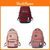 Nylon Large Capacity Dual Shoulder Backpack For College Students With Breathable Cushion Straps
