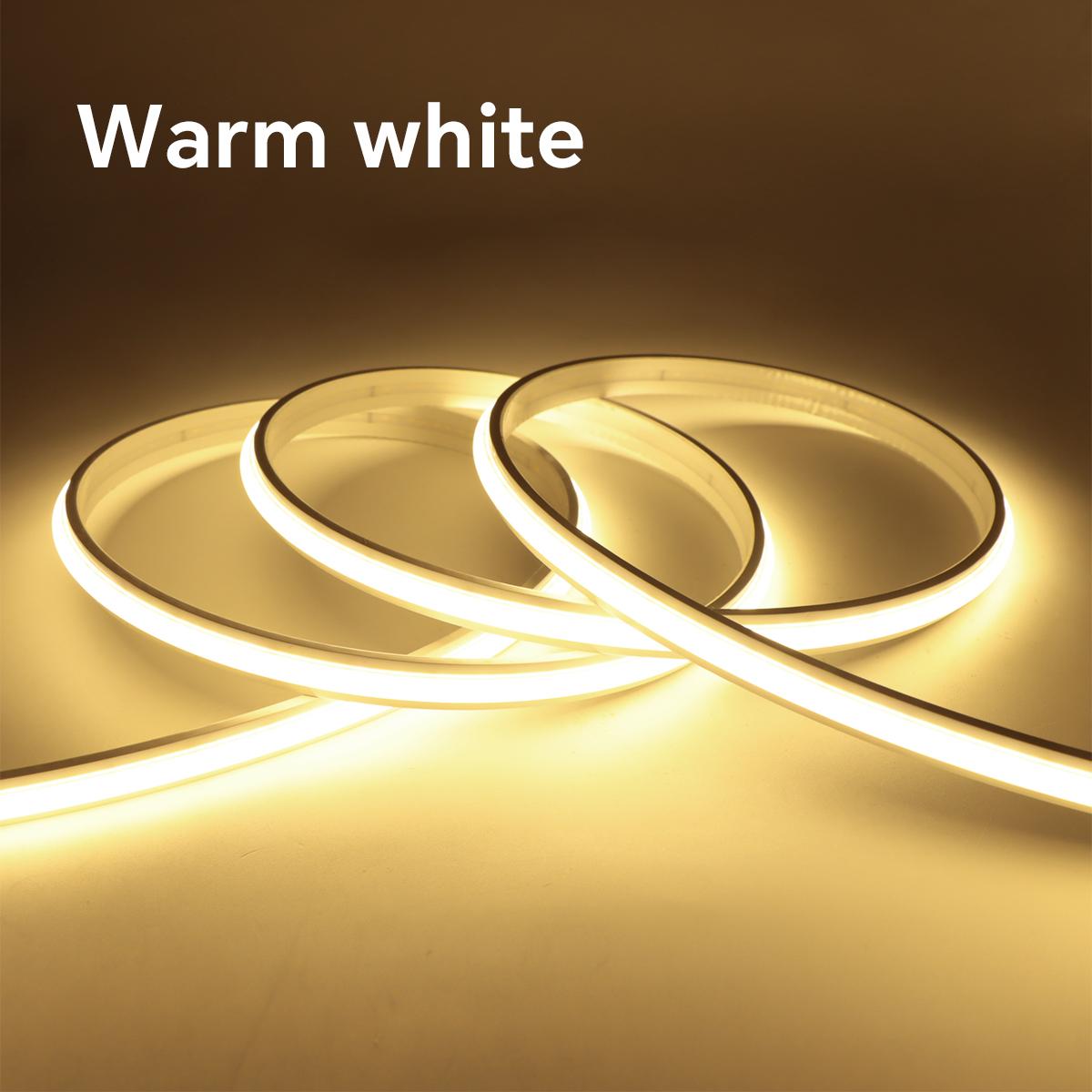 

Яркий Равномерный, Без Темных Зон Неоновая Светодиодная Лента 24В COB Самоклеящаяся Водонепроницаемая Неоновая Лента Силиконовый Веревочный Свет Для Декора Шкафа 1M