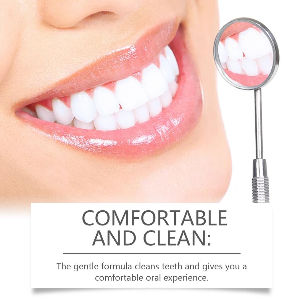 Dentifrice blanchissant Éclaircit Rafraîchit Saveur menthe Prévient les caries dentaires Élimine les taches Dents sensibles Blanchissant Hygiène bucco-dentaire