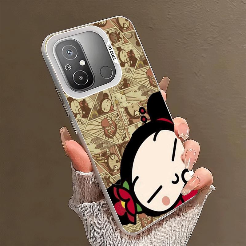 Cartoon Cute Pucca Garu Shockproof Phone Case for Xiaomi Poco X7 X6 X5 X3 Pro F7 Ultra M8 Redmi 15C 15 14C 13C 12C 10C 13 12 10