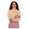 Womens/Ladies Originals Gingham Polar Fleece Half Zip Sweatshirt